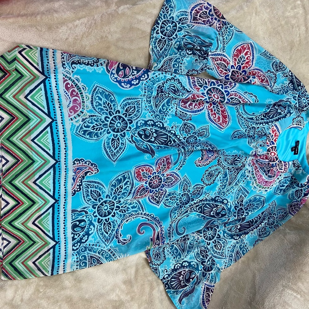 I N Studio Lined Scarf Dress size 12
